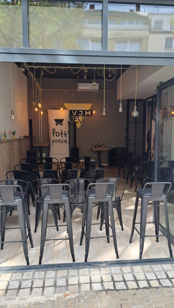 CVJM Slam Oberhausen Poetry Slam Bühne beim CVJM in Oberhausen